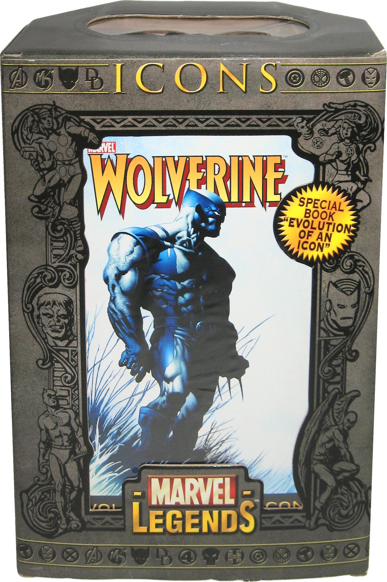 Boneco do Wolverine Legends Icons Series 1 da Marvel 30,5 cm